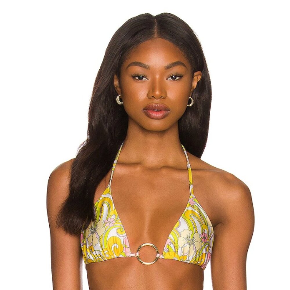 NWT Cin Cin SS isle golden yellow top- small